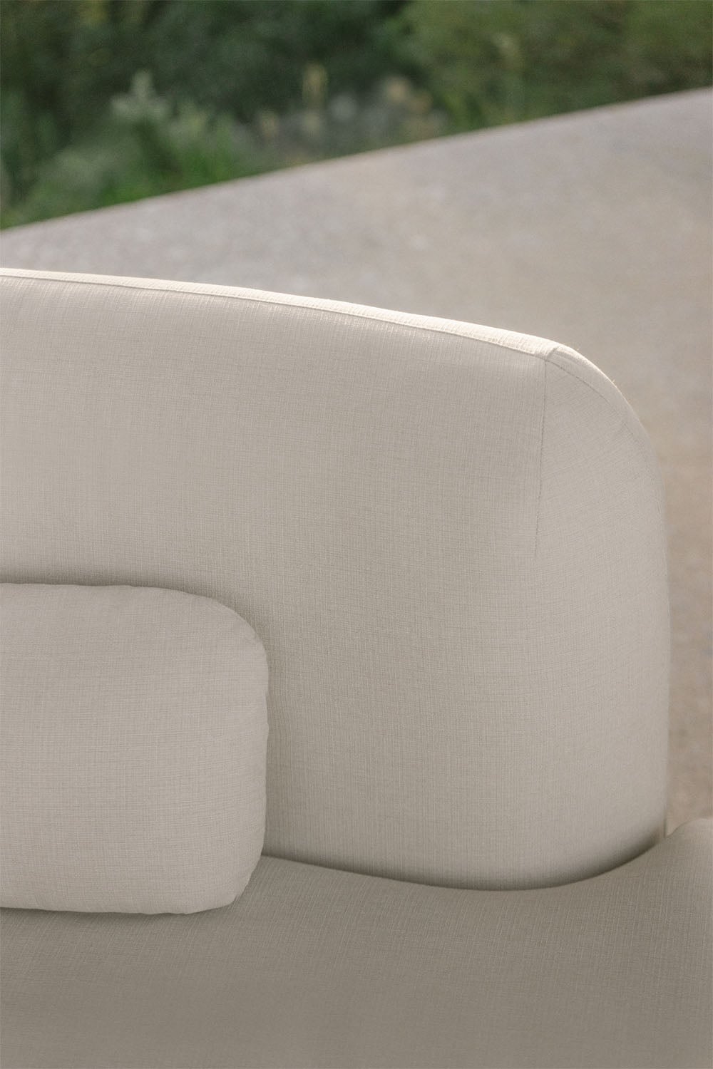 Sofá modular chaise longue izquierdo de jardín de 3 piezas en madera de acacia Gerard , imagen de galer&iacute;a 2