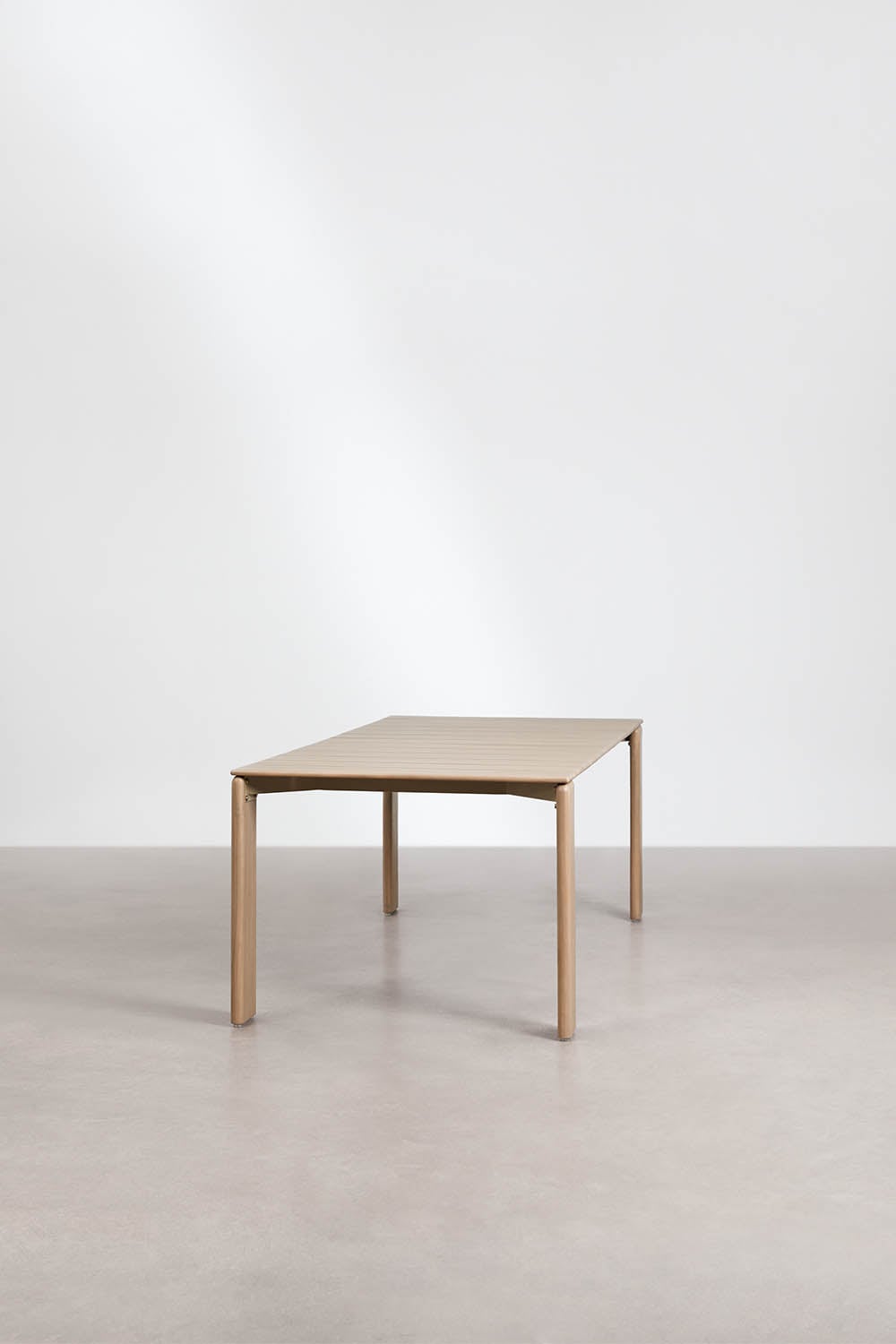 Set de mesa rectangular 220 x 100 cm Kandroa  y 8 sillas de jardín en madera de eucalipto Selira, imagen de galer&iacute;a 4