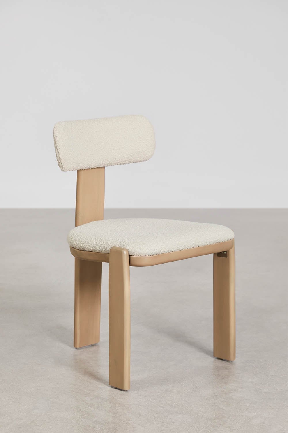 Set de mesa rectangular 270 x 105 cm Kandroa y 10 sillas de jardín en madera de acacia y tela bouclé Malta, imagen de galer&iacute;a 7