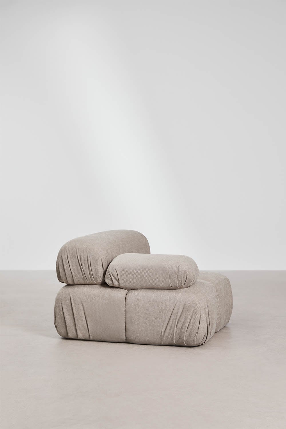 Módulo esquinero izquierdo para sofá modular en bouclé envasado al vacío Kendall , imagen de galer&iacute;a 3