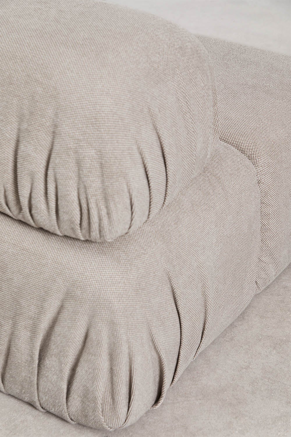 Módulo central para sofá modular en bouclé envasado al vacío Kendall , imagen de galer&iacute;a 5