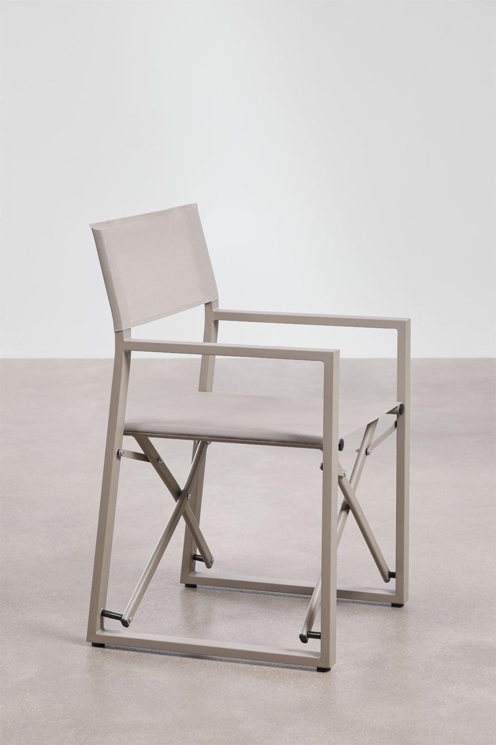 Silla de director plegable de jardín en acero Antoliana , imagen de galer&iacute;a 2