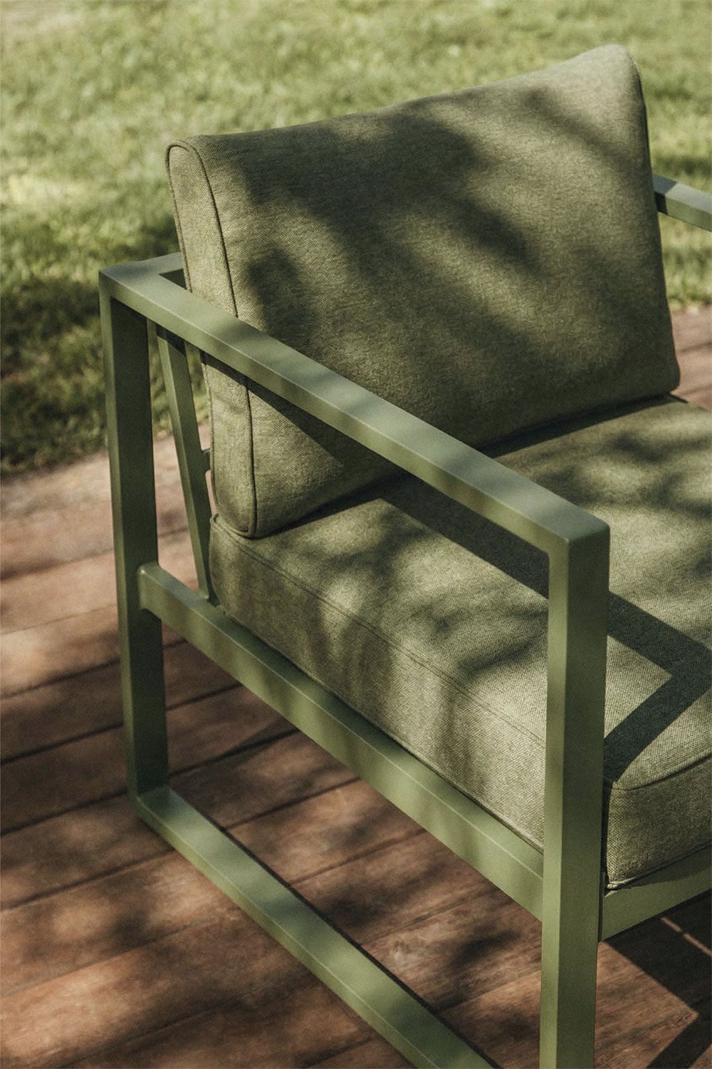 Pack de 2 sillones de jardín en aluminio Lipov, imagen de galer&iacute;a 2