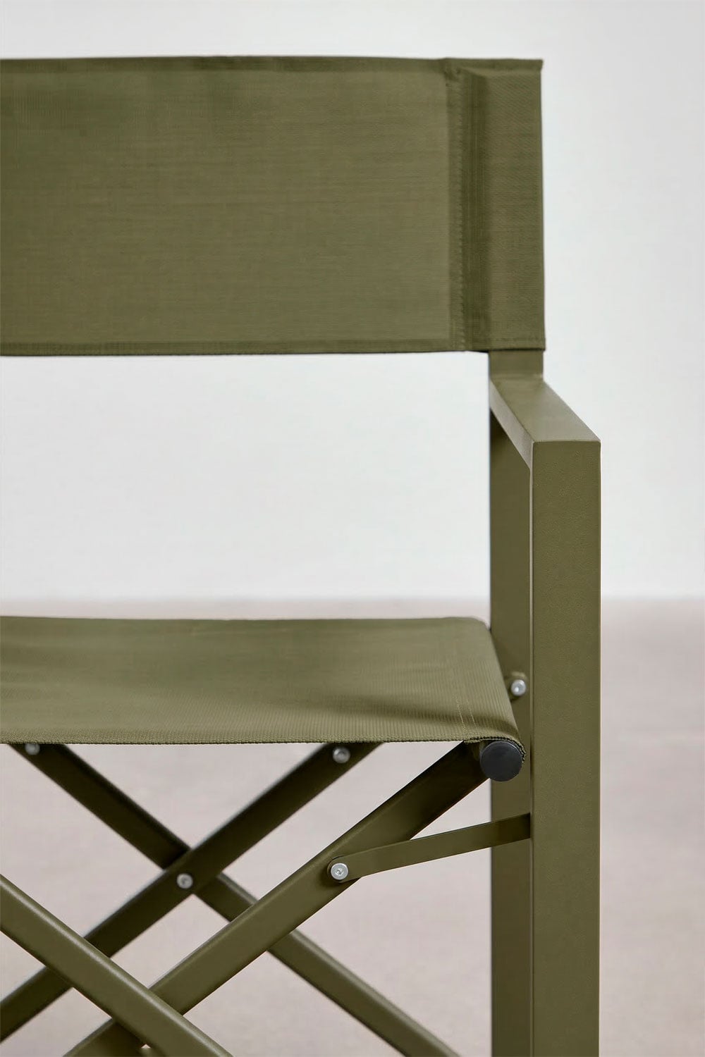 Silla de director plegable de jardín en acero Antoliana , imagen de galer&iacute;a 4