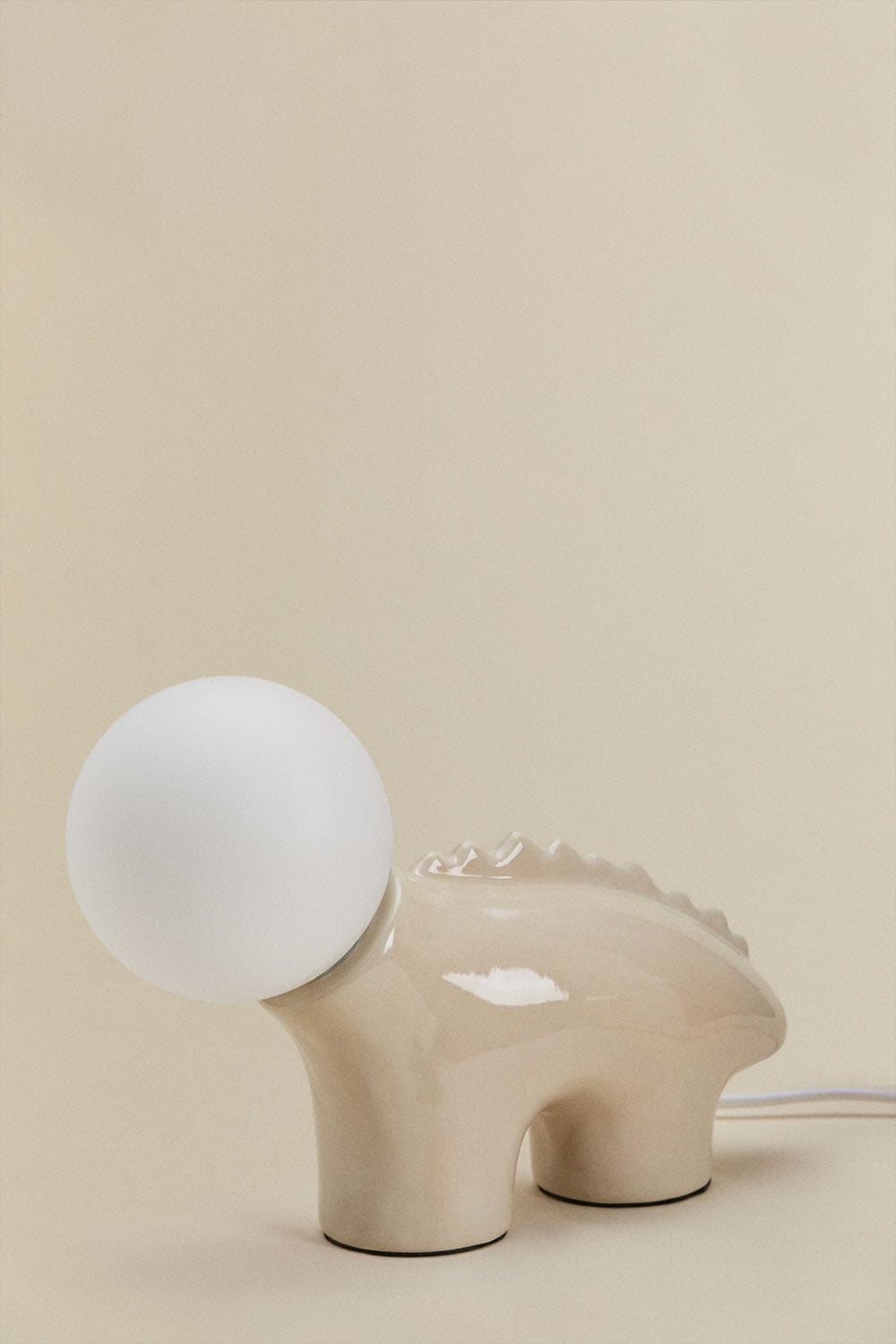 Lámpara de mesa en cerámica con bola de cristal Maloa Kids, imagen de galer&iacute;a 1