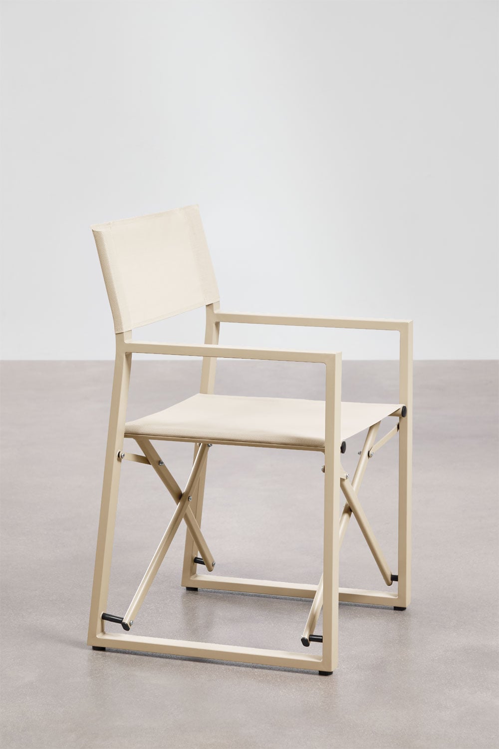 Silla de director plegable de jardín en acero Antoliana , imagen de galer&iacute;a 2