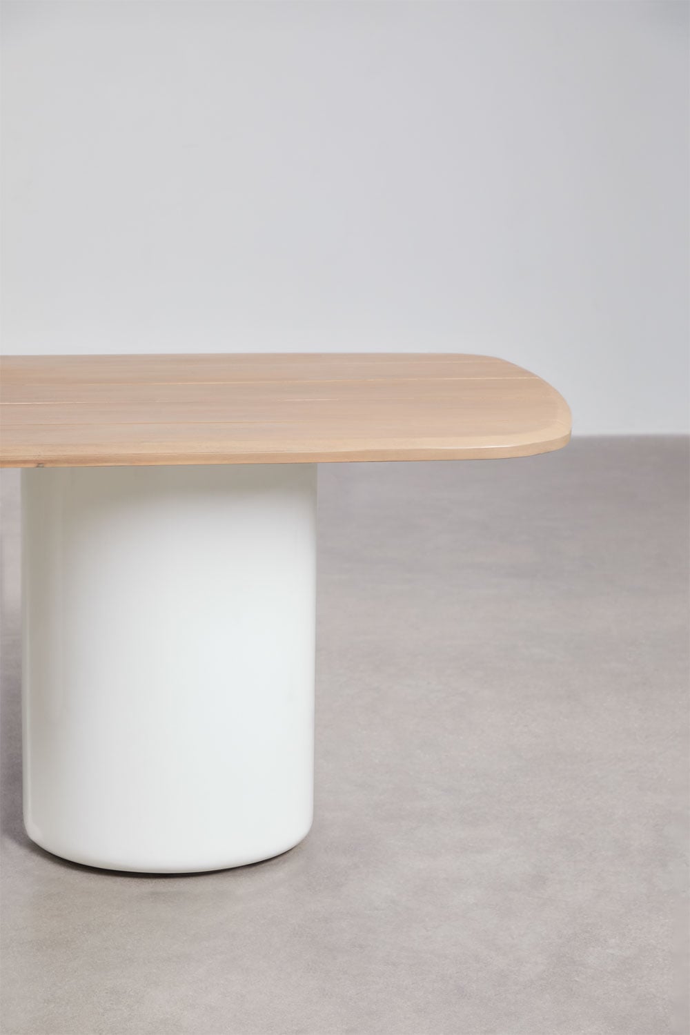 Mesa de comedor rectangular 270x110 cm en madera de acacia Leighton, imagen de galer&iacute;a 3