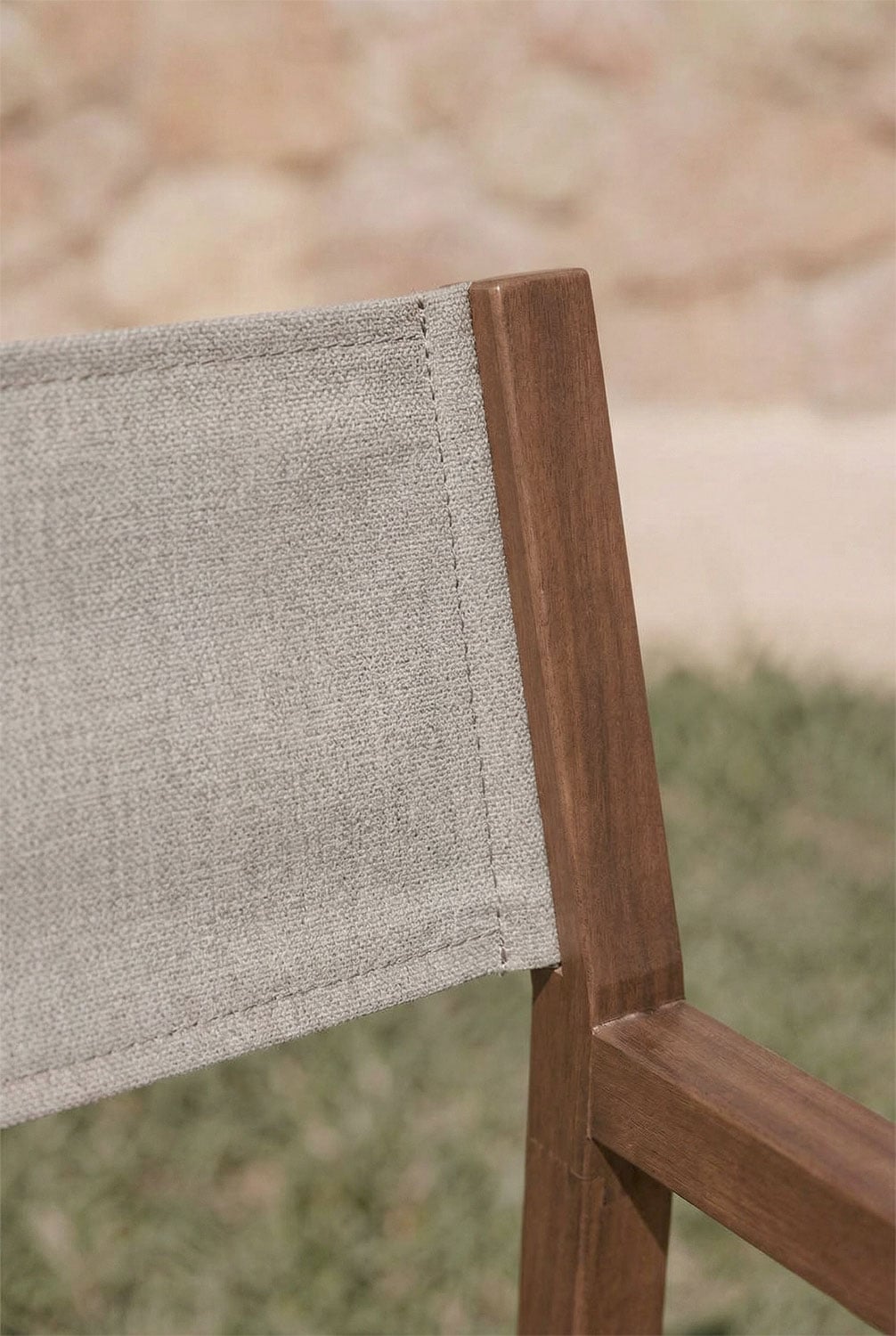 Silla de director plegable de jardín en madera de acacia Rondonia , imagen de galer&iacute;a 2