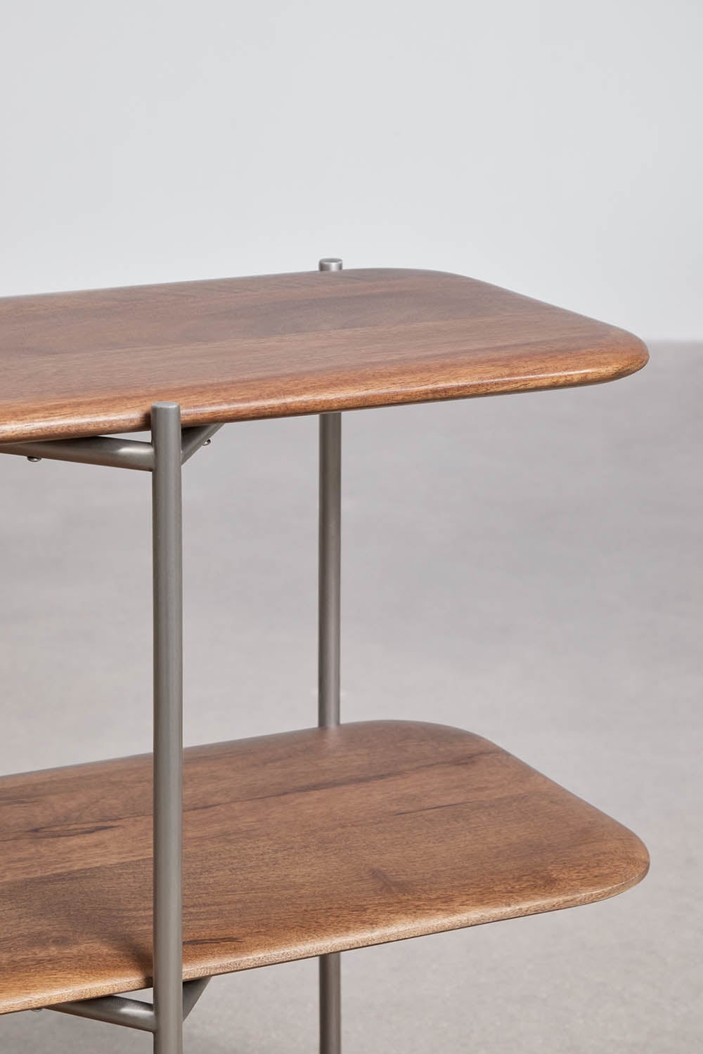 Estantería en madera de mango y acero inoxidable Vimara, imagen de galer&iacute;a 6
