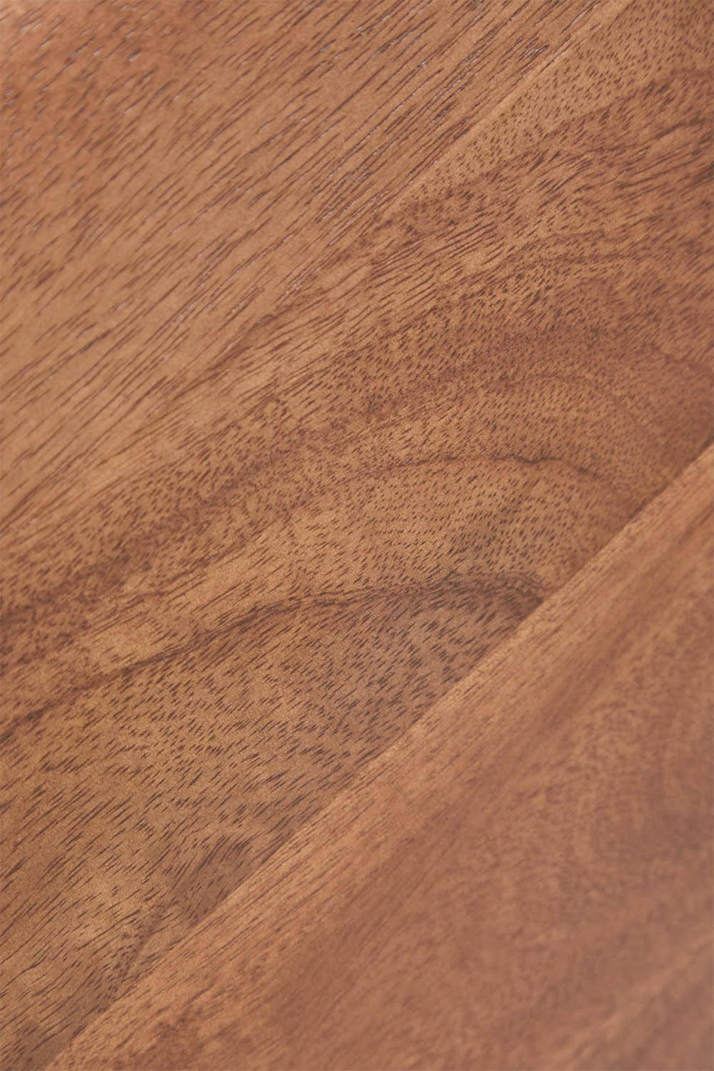 Pack de 2 mesitas de noche cuadradas 45x45 cm en madera de mango y acero inoxidable Vimara, imagen de galer&iacute;a 5