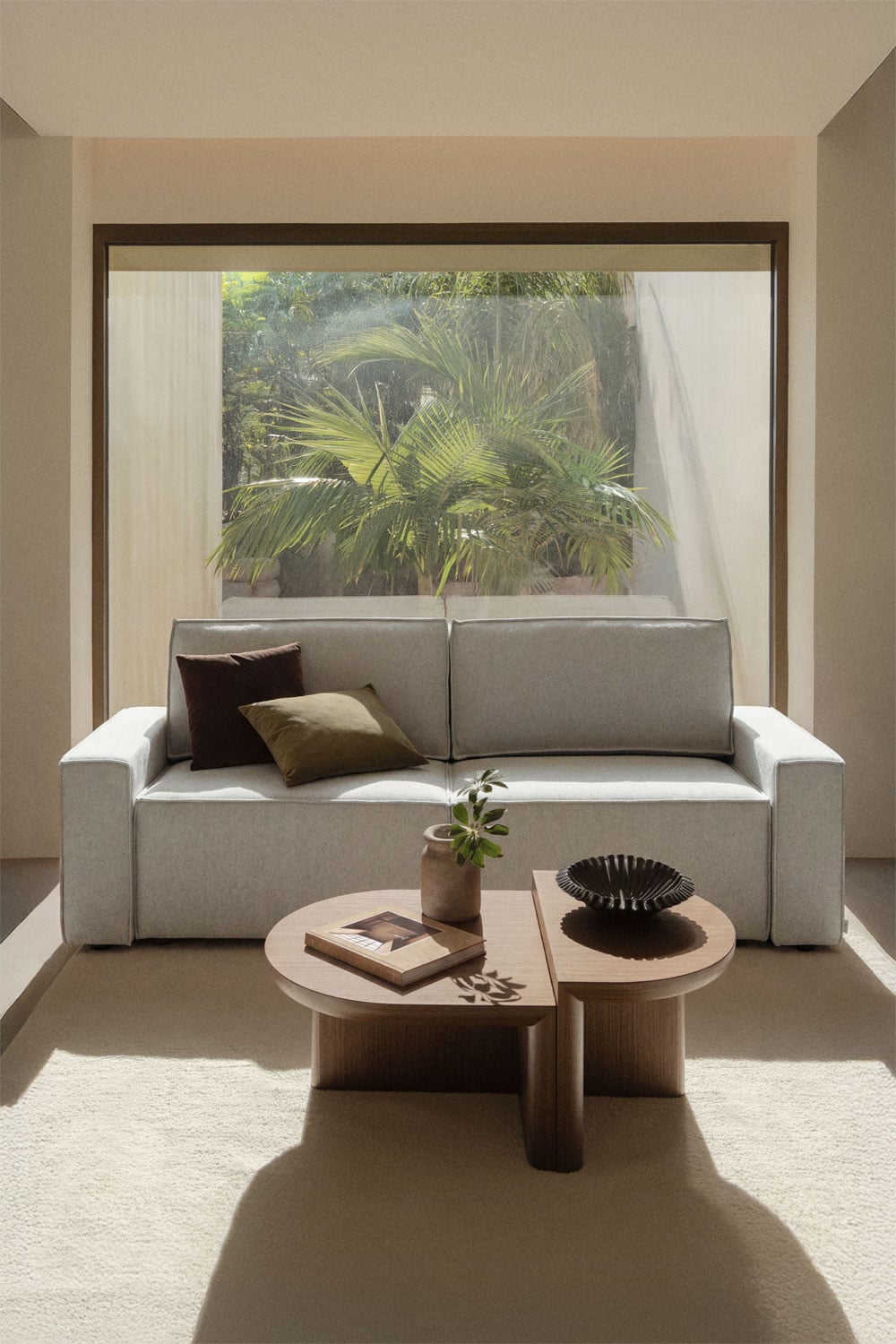 Sofá cama de 3 plazas tapizado Tampere, imagen de galer&iacute;a 1