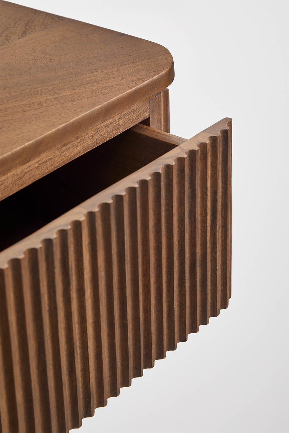 Consola recibidor de pared 80x30 cm en madera de acacia Biljandi, imagen de galer&iacute;a 3