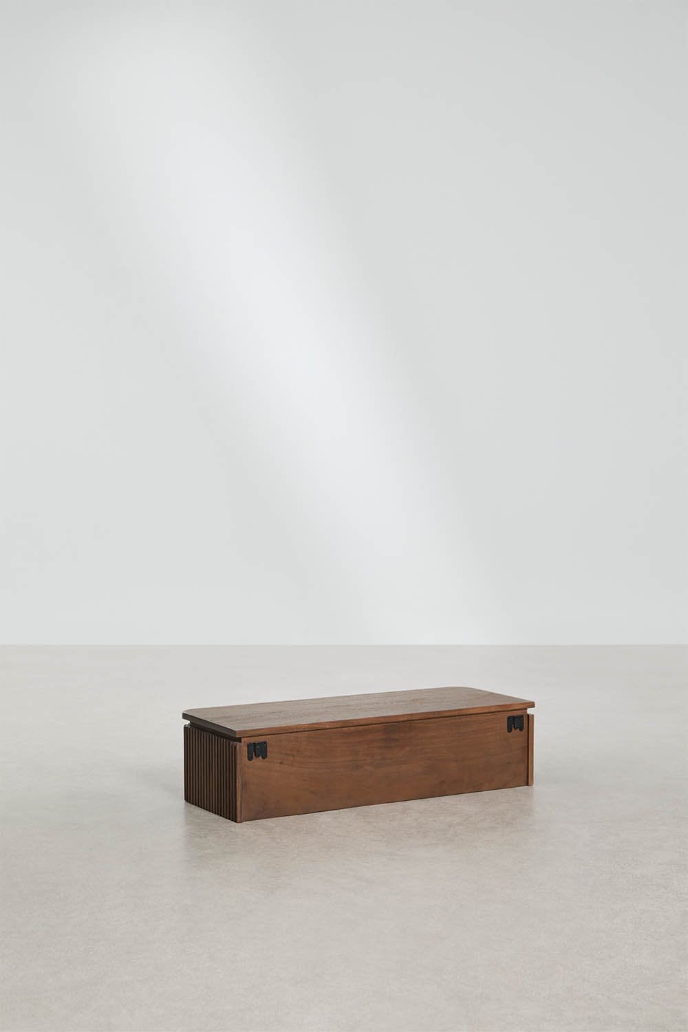 Consola recibidor de pared 80x30 cm en madera de acacia Biljandi, imagen de galer&iacute;a 5