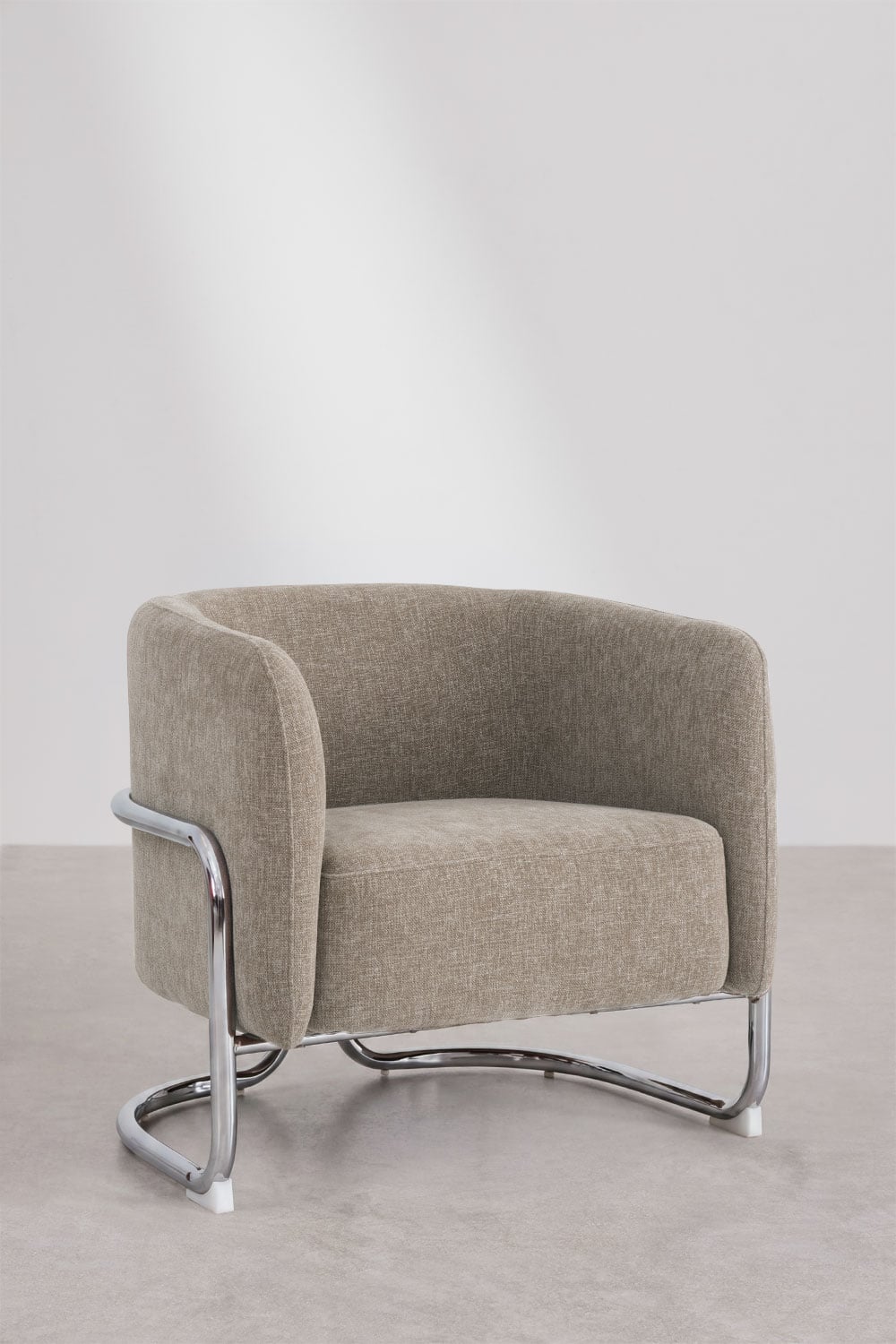 Sillón tapizado y en hierro Zantria, imagen de galer&iacute;a 1