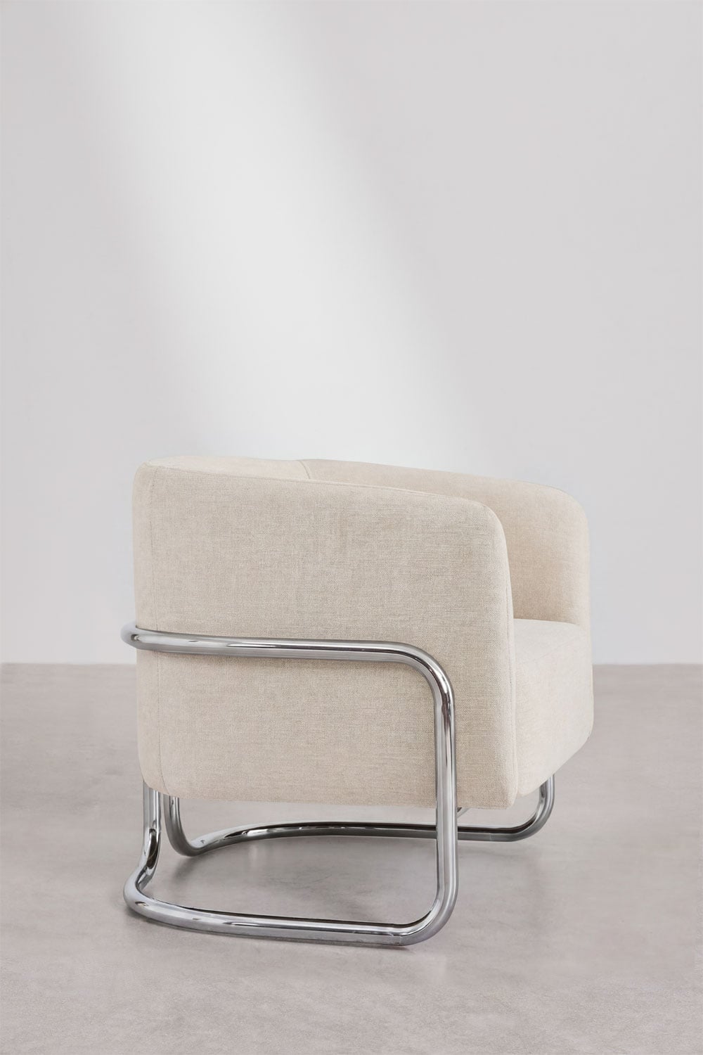 Sillón tapizado y en hierro Zantria, imagen de galer&iacute;a 3