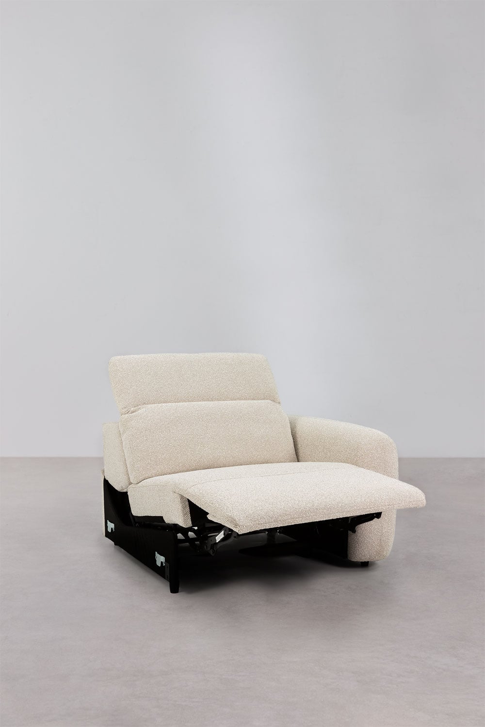 Conjunto de salón con sofá de 2 plazas reclinable y eléctrico y sillón tapizado Peggy, imagen de galer&iacute;a 13