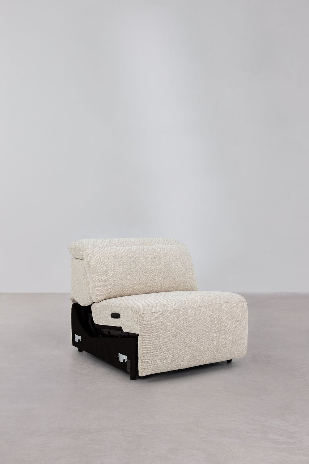 Conjunto de salón con sofá de 3 plazas reclinable y eléctrico y sillón tapizado Peggy, imagen de galer&iacute;a 13