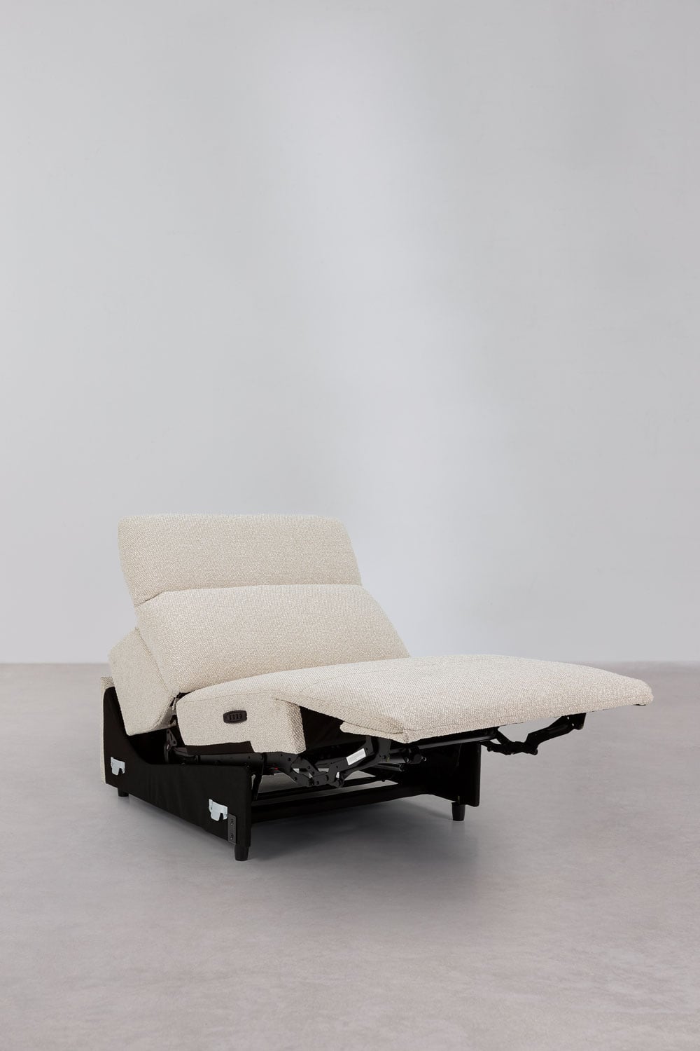 Conjunto de salón con sofá de 3 plazas reclinable y eléctrico y sillón tapizado Peggy, imagen de galer&iacute;a 14