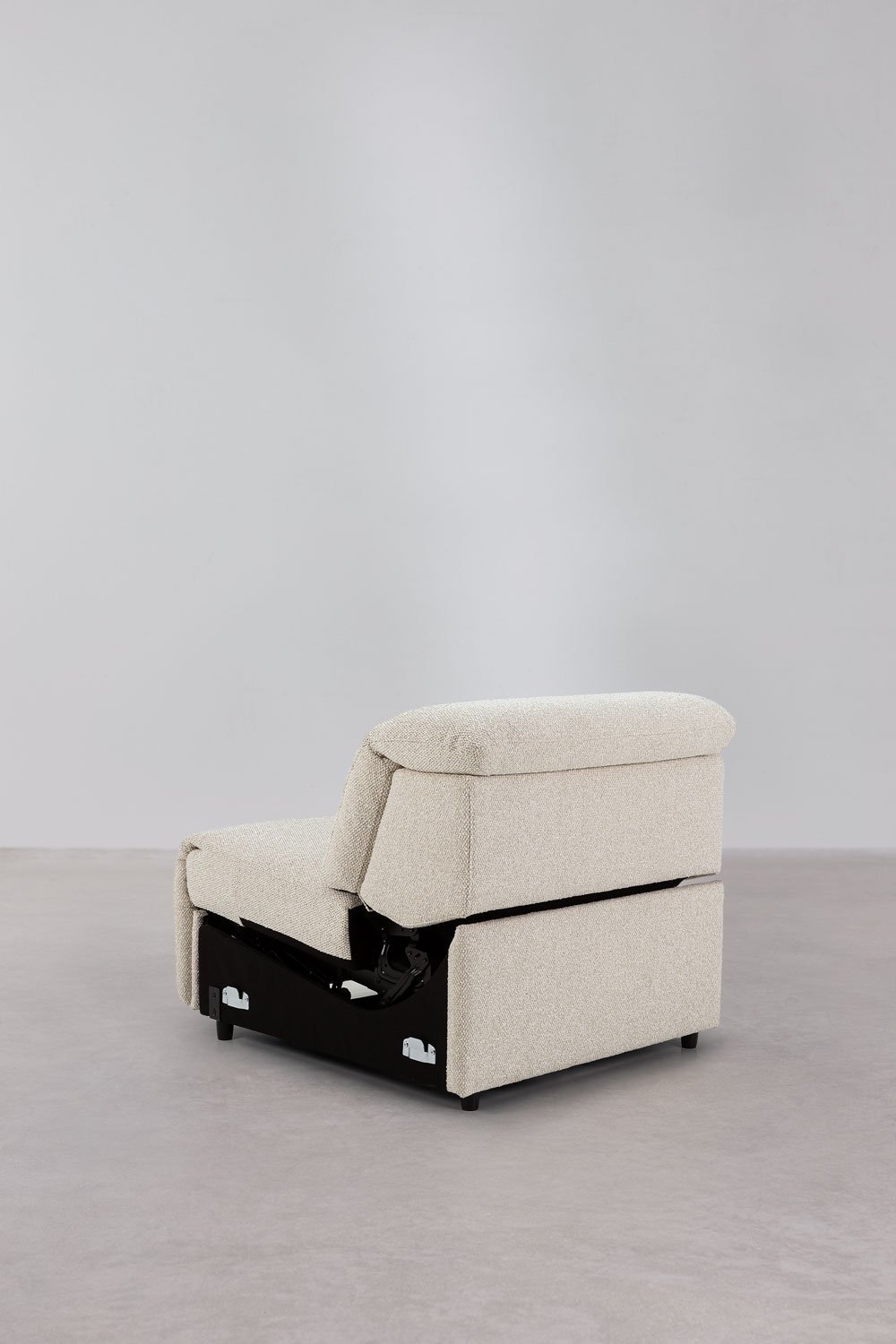 Conjunto de salón con sofá de 3 plazas reclinable y eléctrico y sillón tapizado Peggy, imagen de galer&iacute;a 15