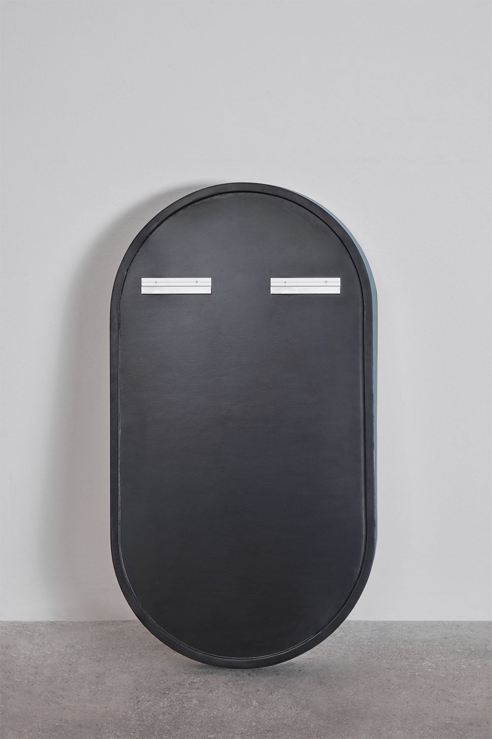 Espejo de pared ovalado 50x90 cm para baño con almacenaje Oricsa, imagen de galer&iacute;a 4