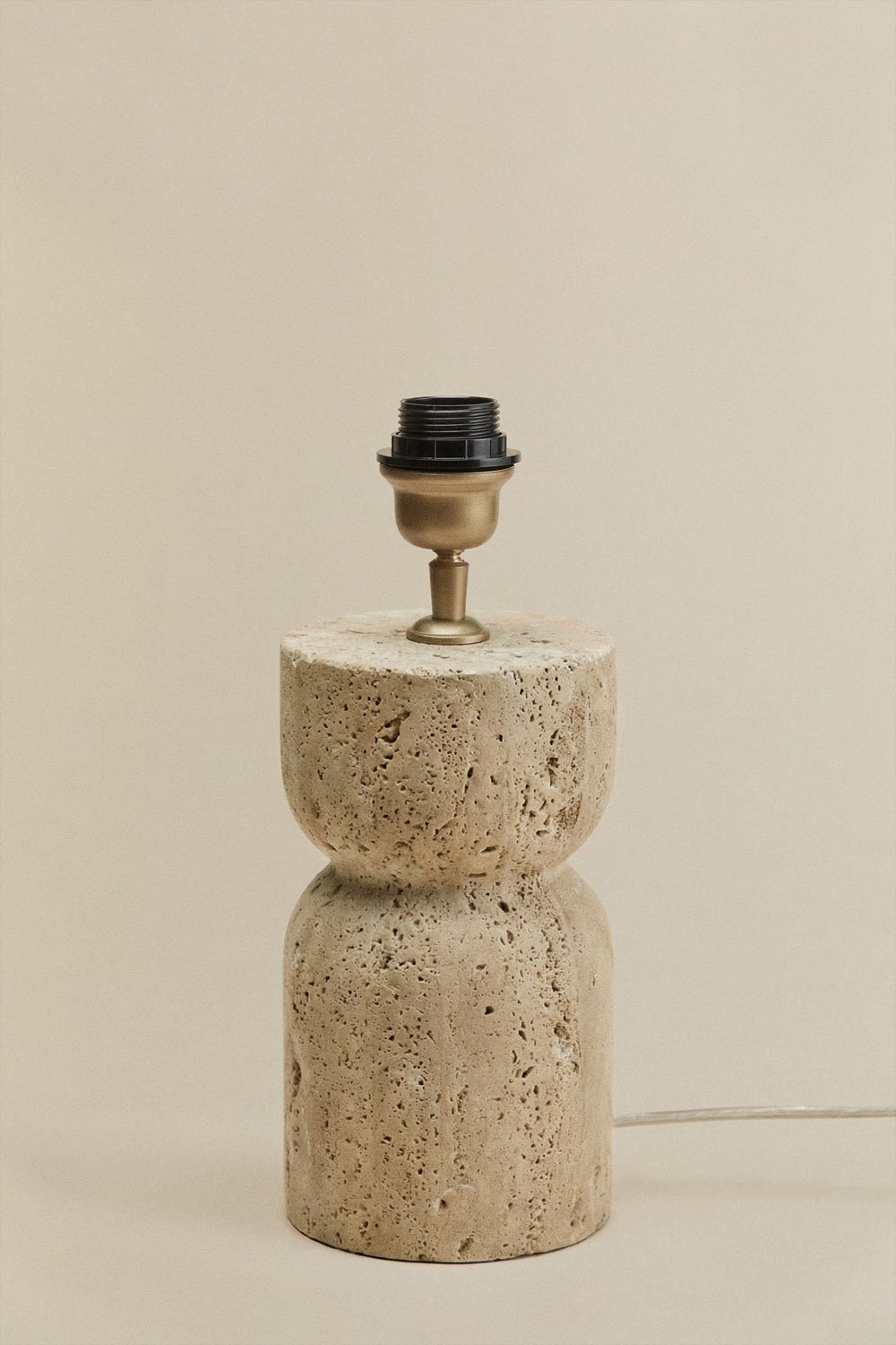 Base para lámpara de mesa en piedra natural Diniz, imagen de galer&iacute;a 3