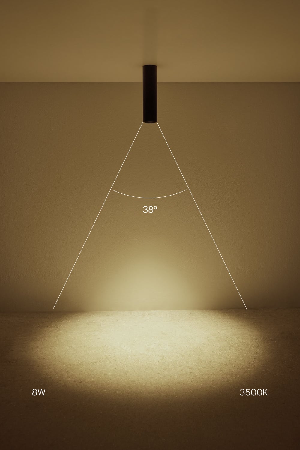 Aplique de techo LED de superficie redondo Ø7,2 cm en aluminio Luisiana, imagen de galeria 2