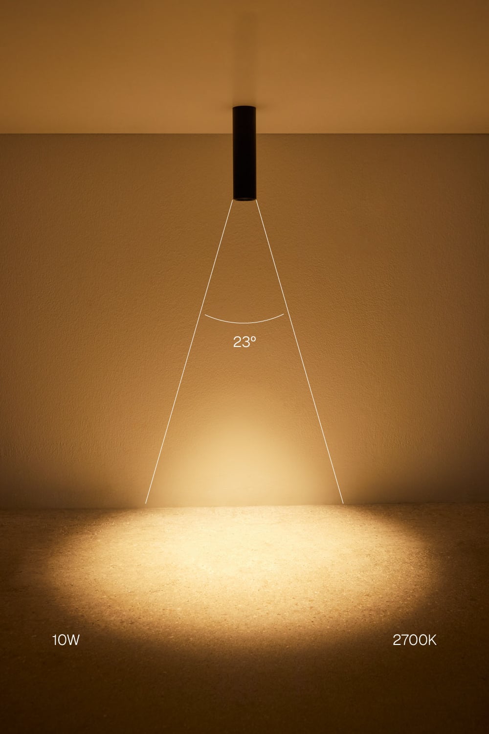 Aplique de techo LED de superficie redondo Ø7,2 cm en aluminio Luisiana, imagen de galeria 2