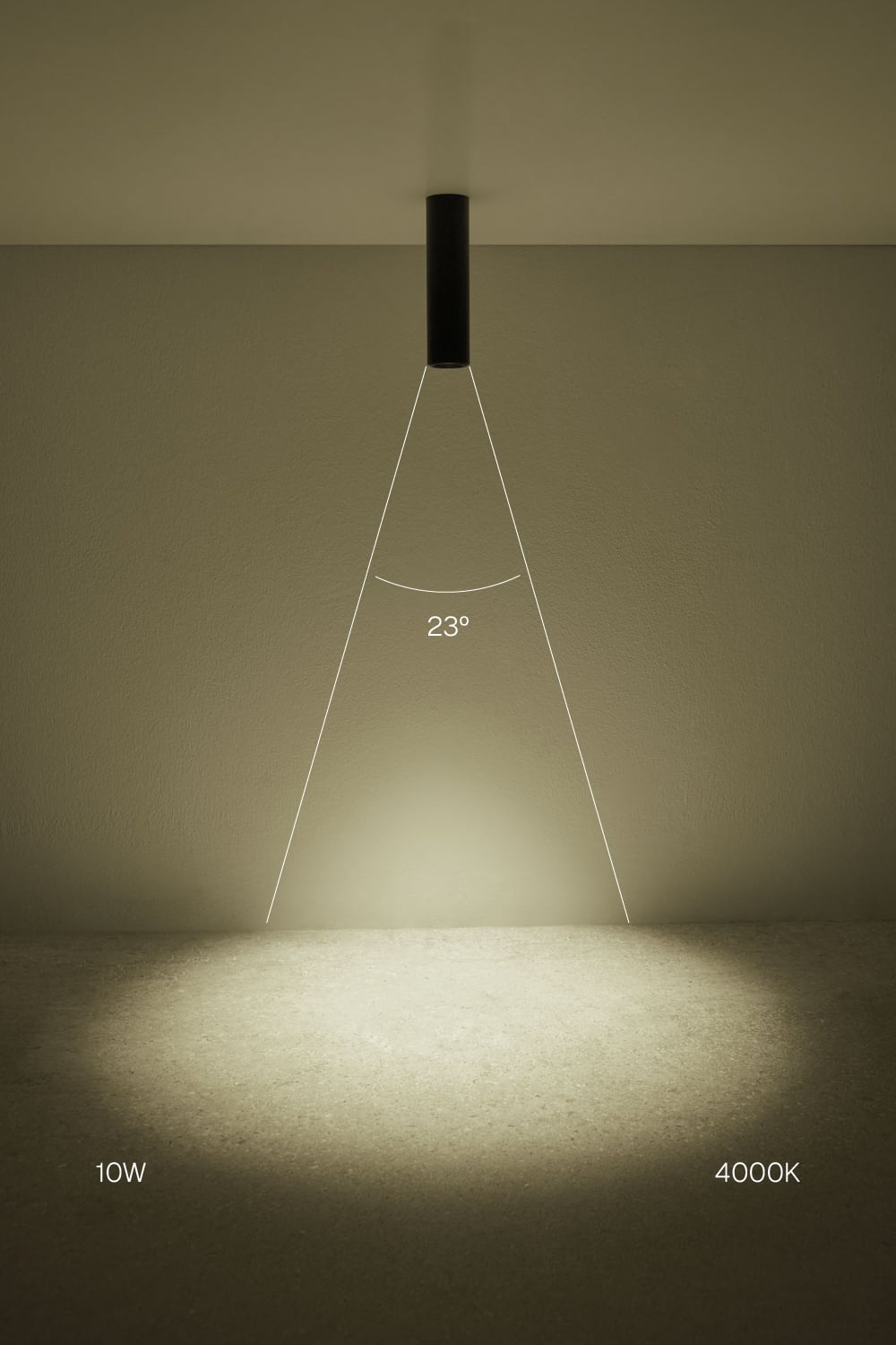 Aplique de techo LED de superficie redondo Ø7,2 cm en aluminio Luisiana, imagen de galeria 2