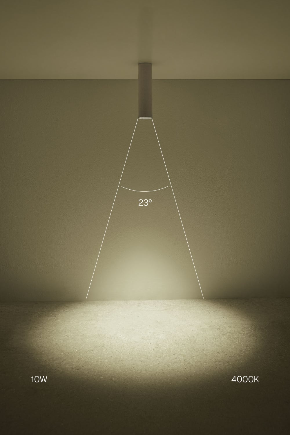 Aplique de techo LED de superficie redondo Ø7,2 cm en aluminio Luisiana, imagen de galeria 2