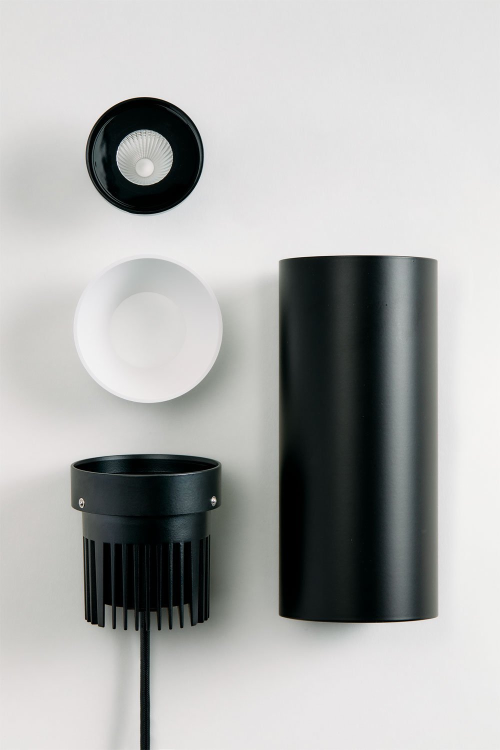 Aplique de techo LED de superficie redondo Ø7,2 cm en aluminio Luisiana, imagen de galeria 7