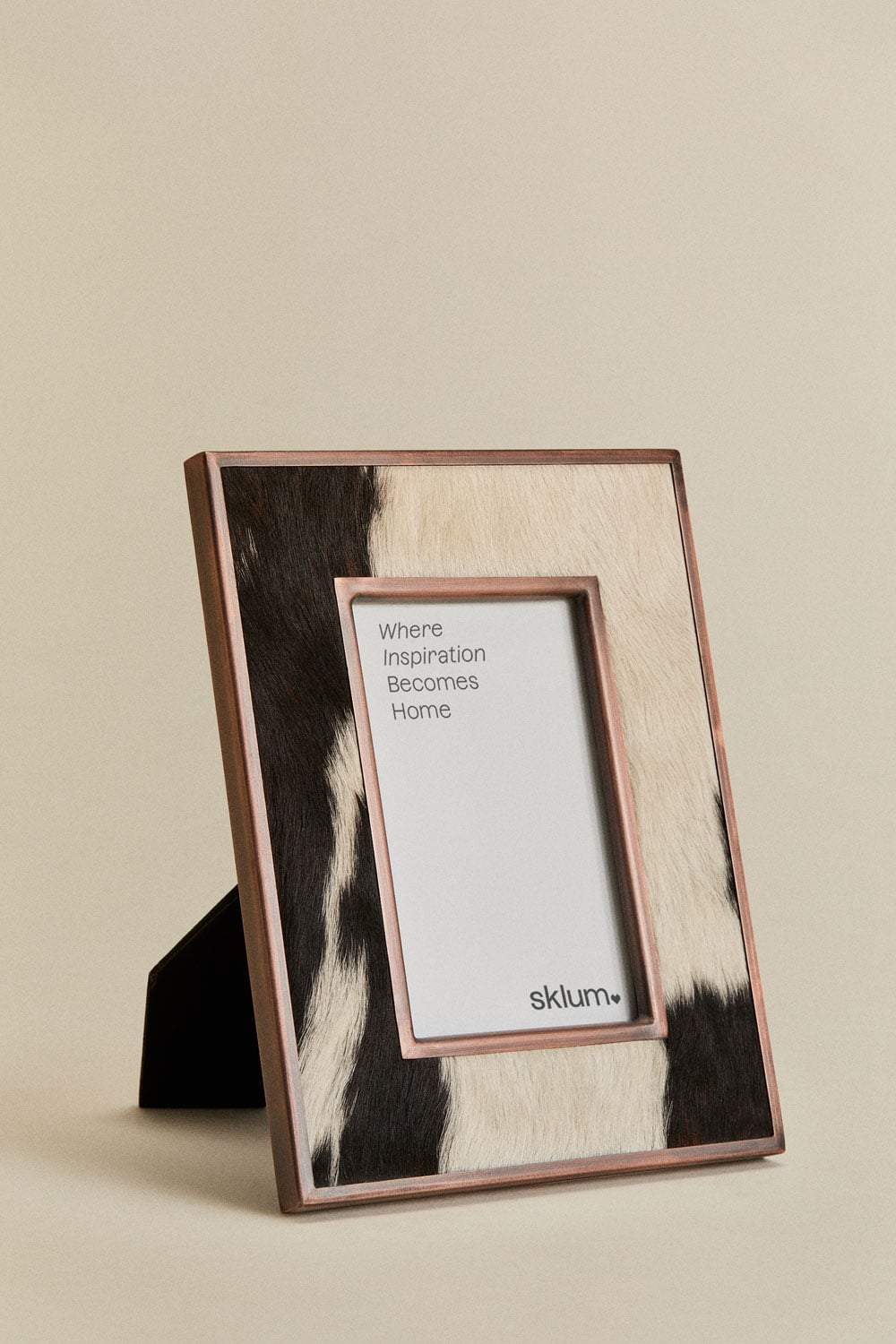 Marco de fotos en piel y acero Braviont , imagen de galer&iacute;a 1