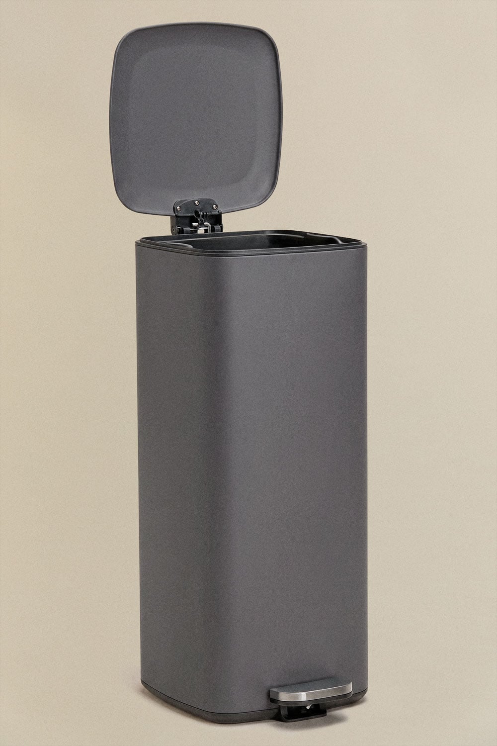 Papelera con pedal para exterior en acero Sosuina , imagen de galer&iacute;a 2