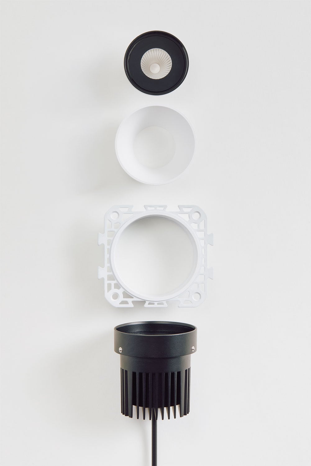 Downlight LED empotrable sin marco trimless redondo Ø6,8 cm en aluminio Luisiana, imagen de galeria 7