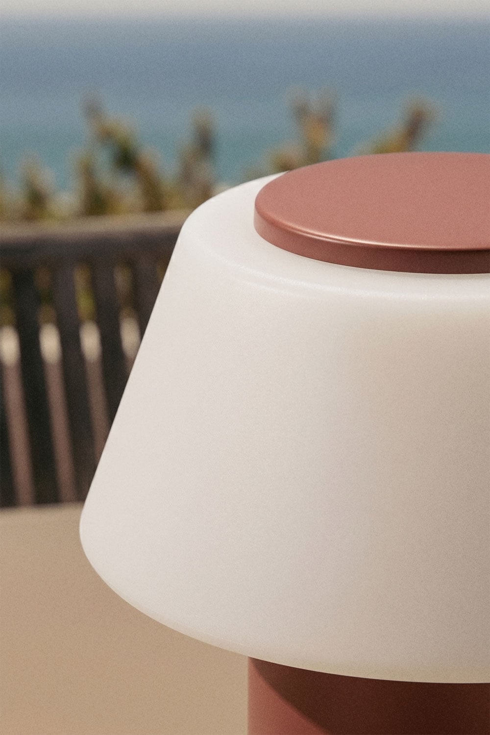 Lámpara de mesa LED inalámbrica para exterior en hierro Socotra , imagen de galer&iacute;a 2
