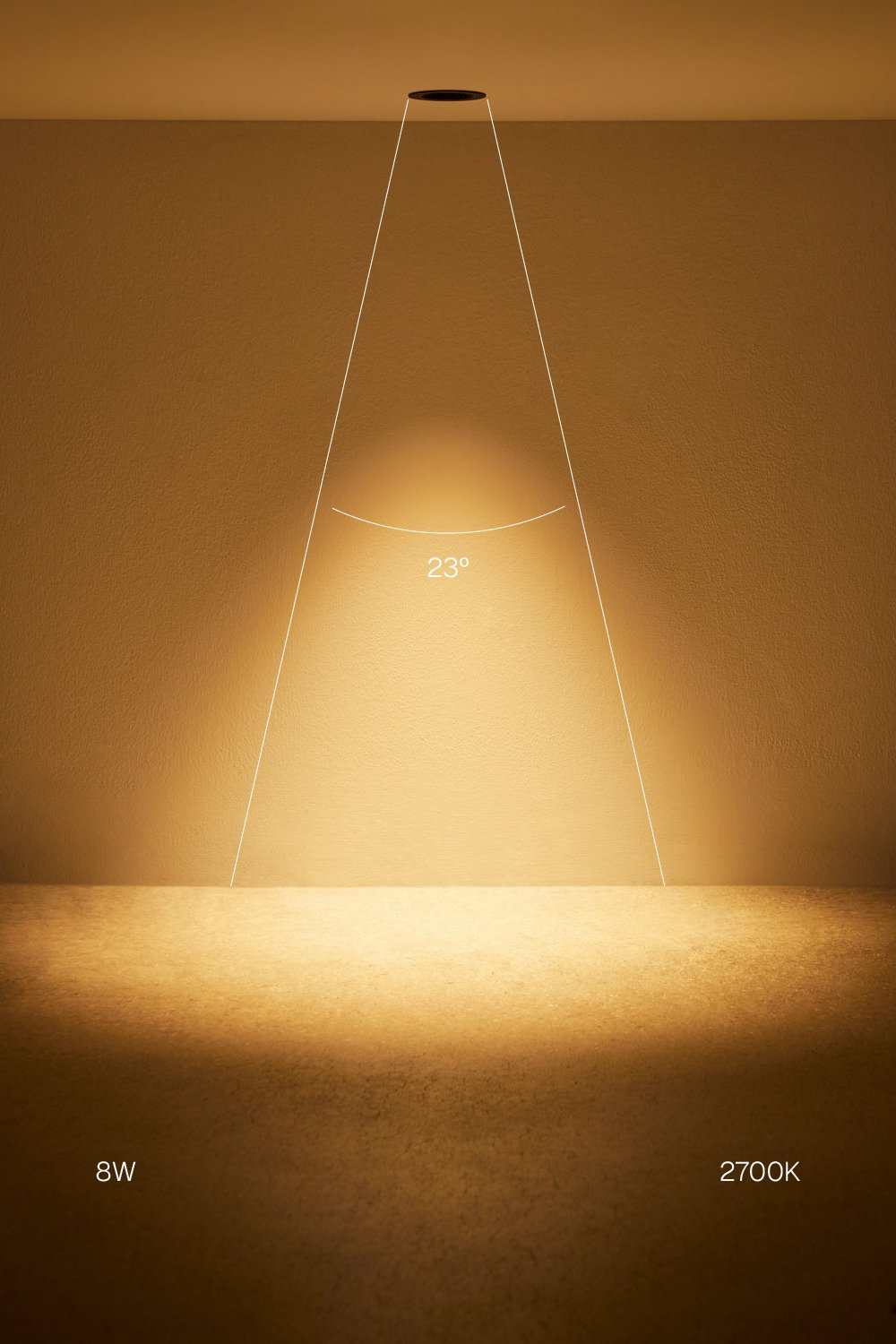 Downlight LED empotrable con marco redondo Ø7 cm en aluminio Luisiana, imagen de galeria 2