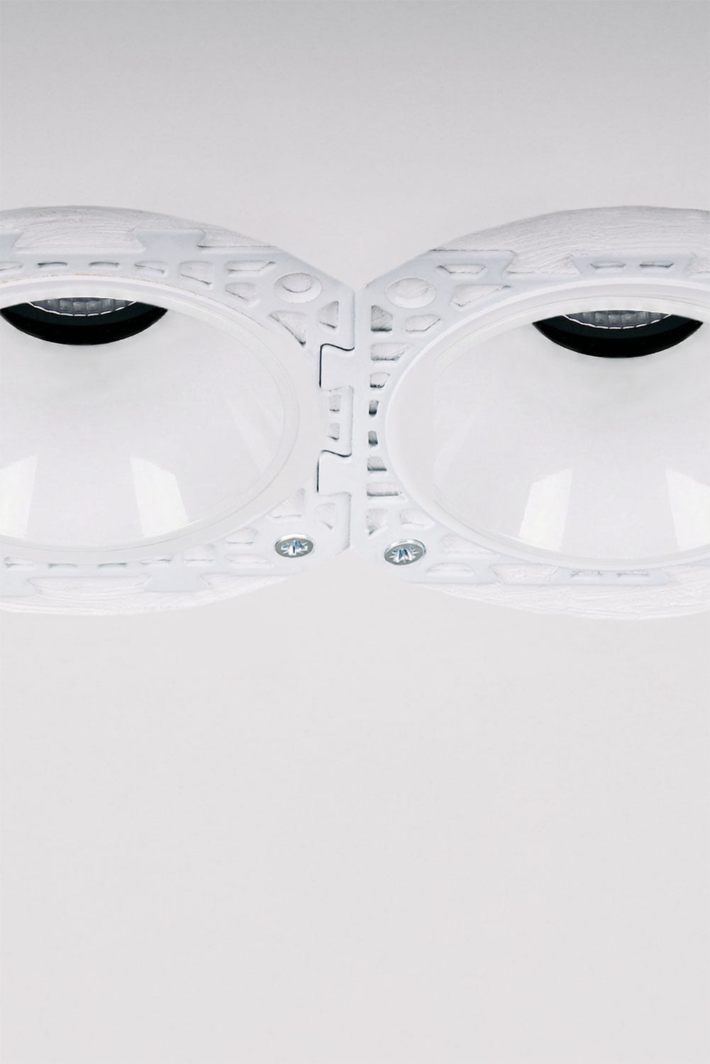 Pack de 2 downlights LED empotrables sin marcos trimless redondos Ø5,3 cm para exterior en aluminio Luisiana, imagen de galeria 7