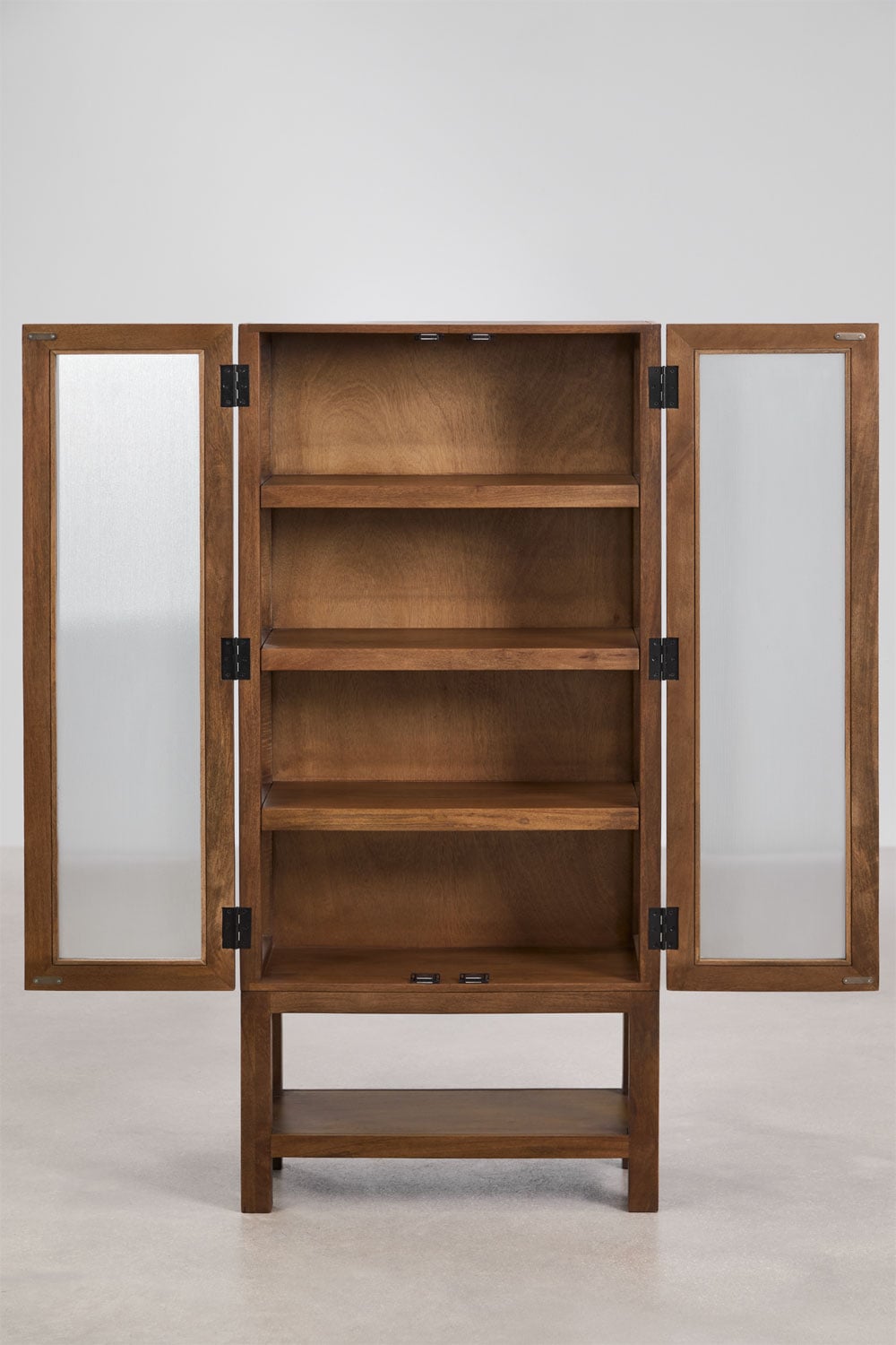 Vitrina en madera de mango y vidrio Anamuia, imagen de galer&iacute;a 3