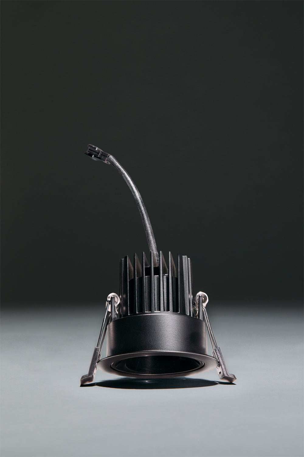 Pack de 2 downlights LED empotrables con marcos redondos Ø7 cm en aluminio Luisiana, imagen de galeria 3