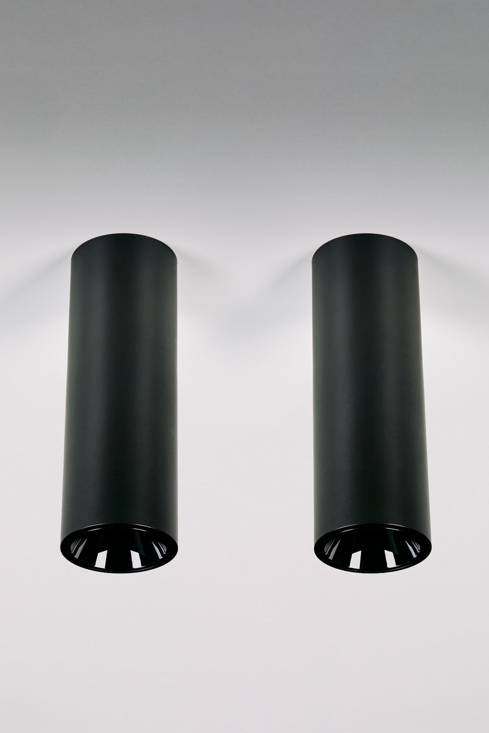 Pack de 2 apliques de techo LED de superficie redondos Ø5,7 cm para exterior en aluminio Luisiana, imagen de galeria 1