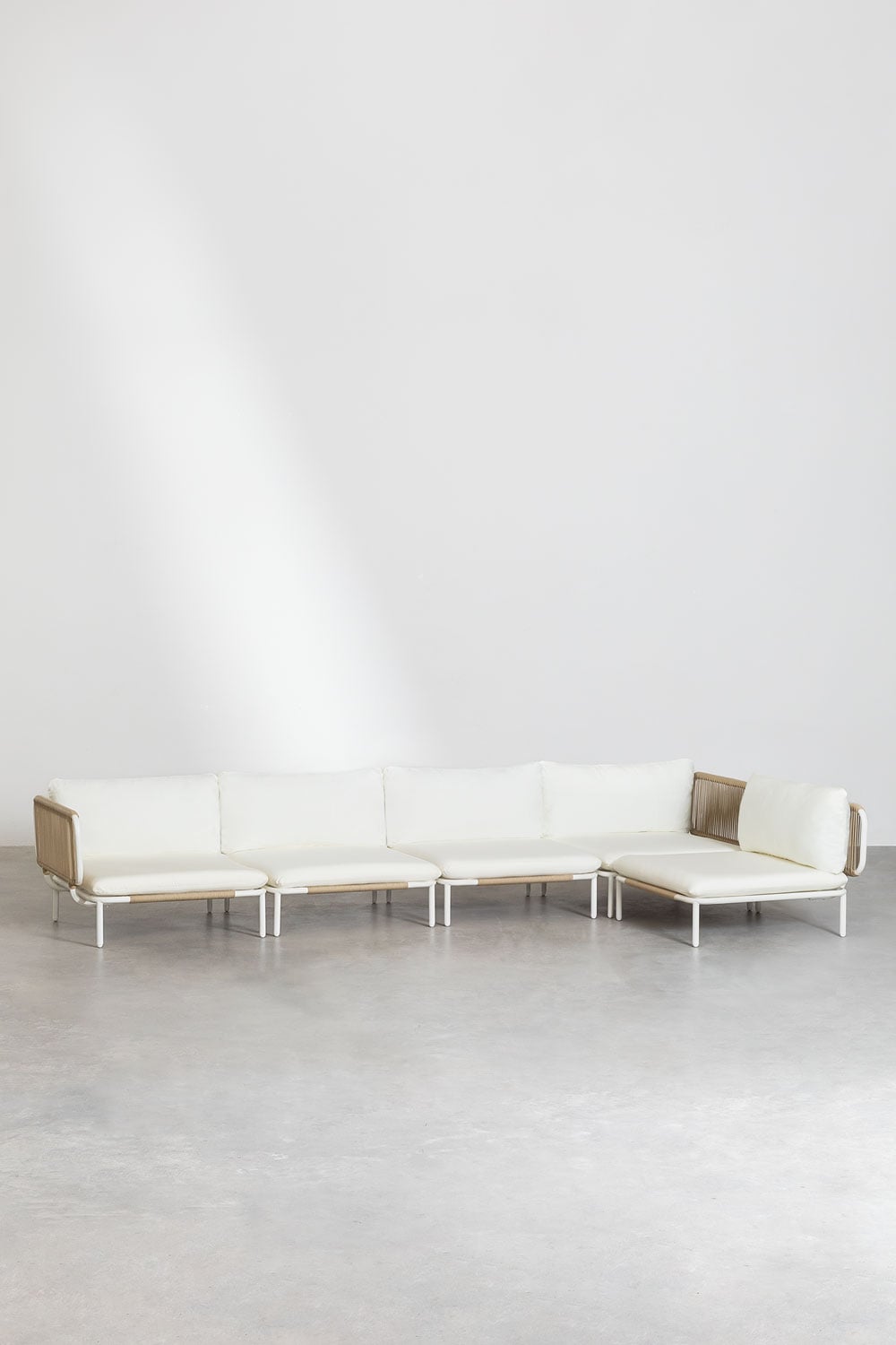Sofá modular de jardín rinconera de 5 piezas Roubly , imagen de galer&iacute;a 1