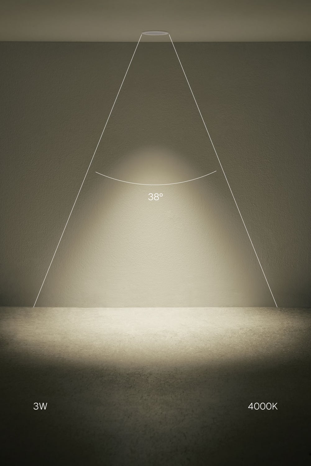 Downlight LED empotrable con marco redondo Ø5 cm para exterior en aluminio Luisiana, imagen de galeria 2