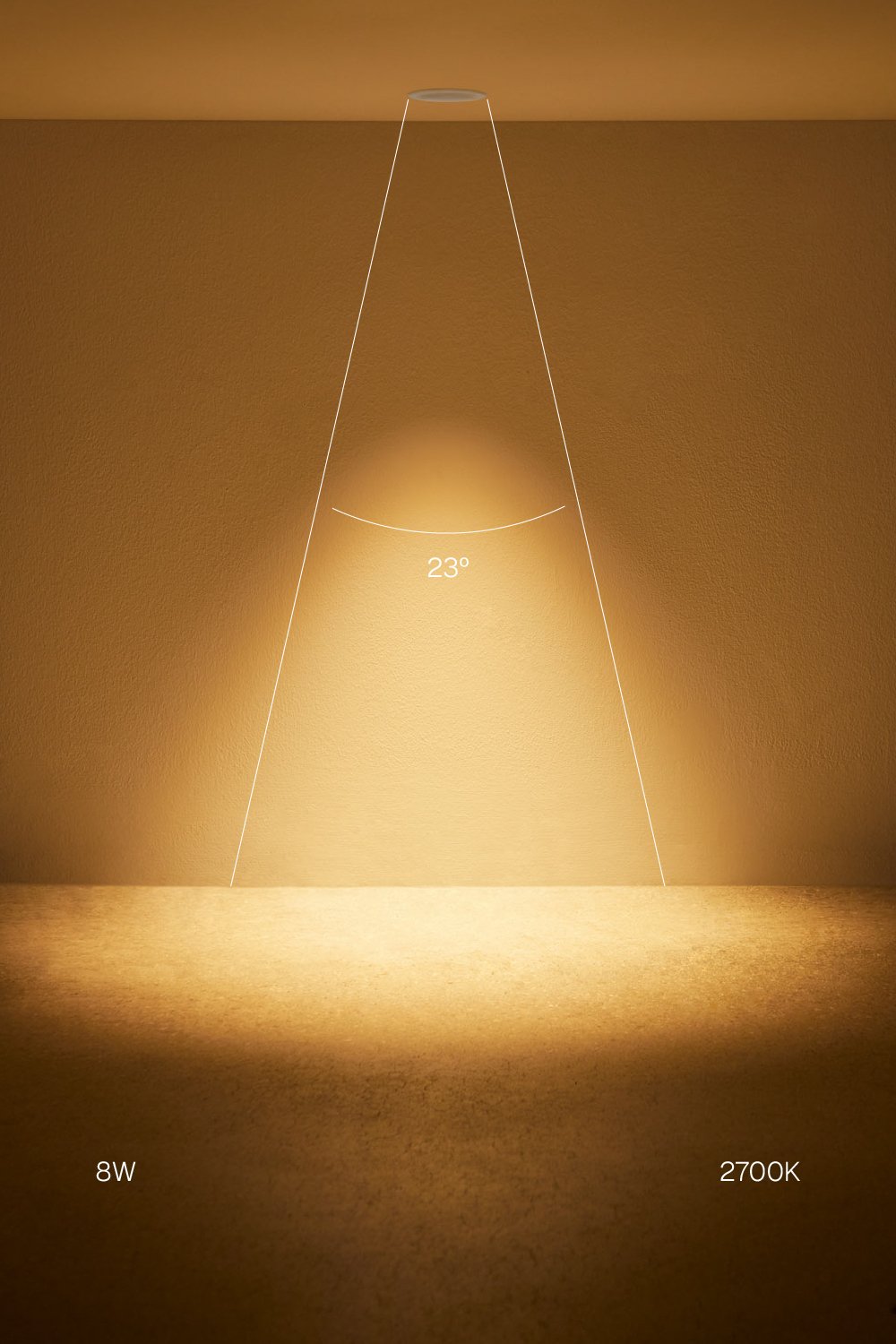 Downlight LED empotrable con marco redondo Ø7 cm para exterior en aluminio Luisiana, imagen de galeria 2