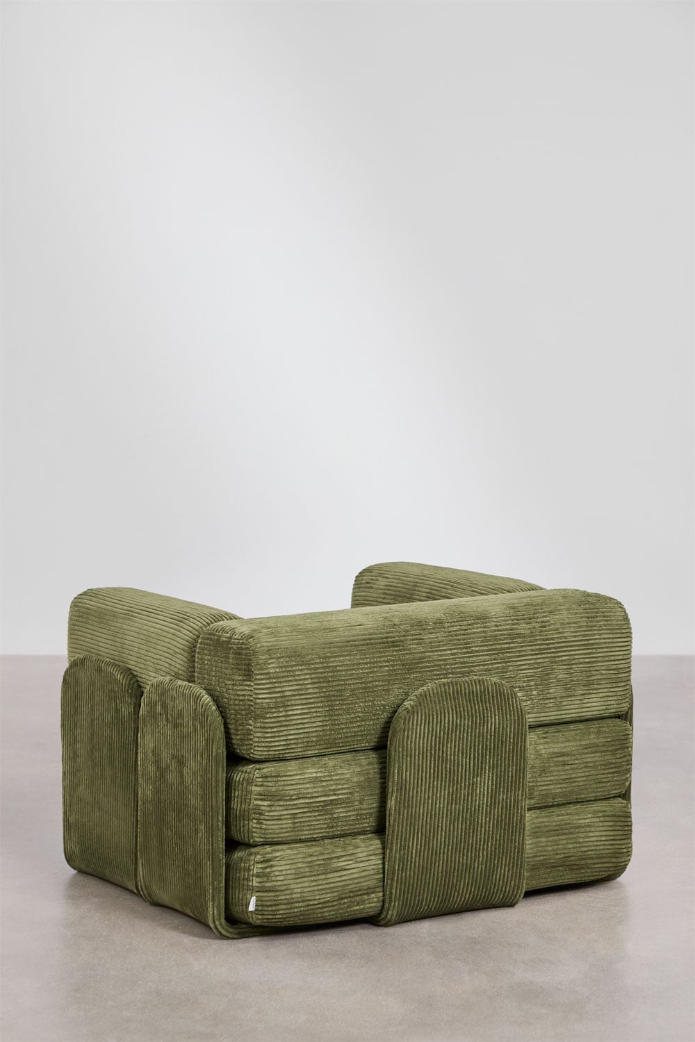 Sillón cama en pana envasado al vacío Kyoto , imagen de galer&iacute;a 8