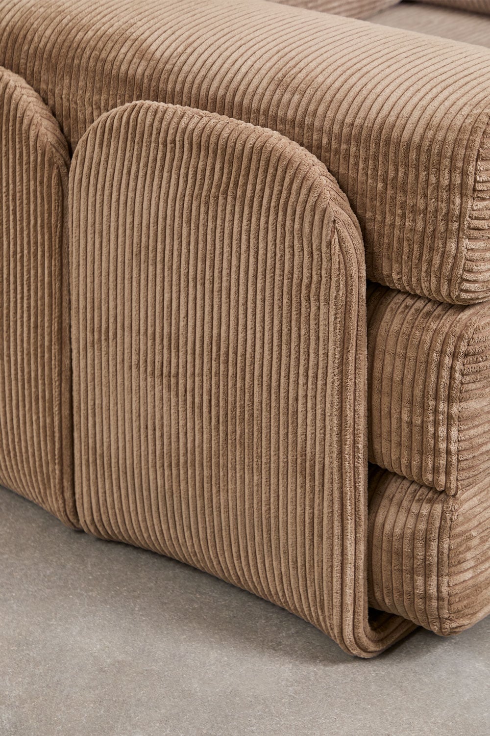 Pack de 2 sillones cama en pana envasados al vacío Paoly, imagen de galer&iacute;a 6