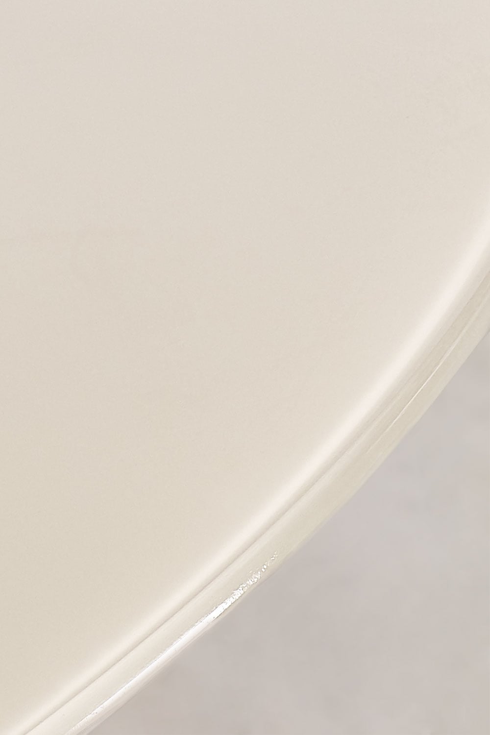 Mesa de centro redonda Ø80 cm en vidrio templado y MDF Asgri , imagen de galer&iacute;a 4