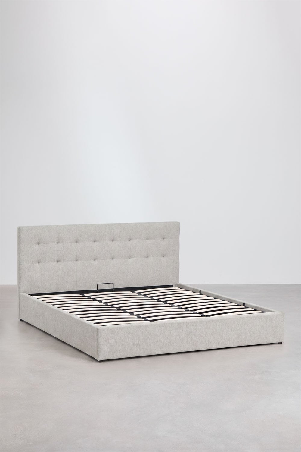 Cama con canapé abatible tapizada Abiel, imagen de galer&iacute;a 2