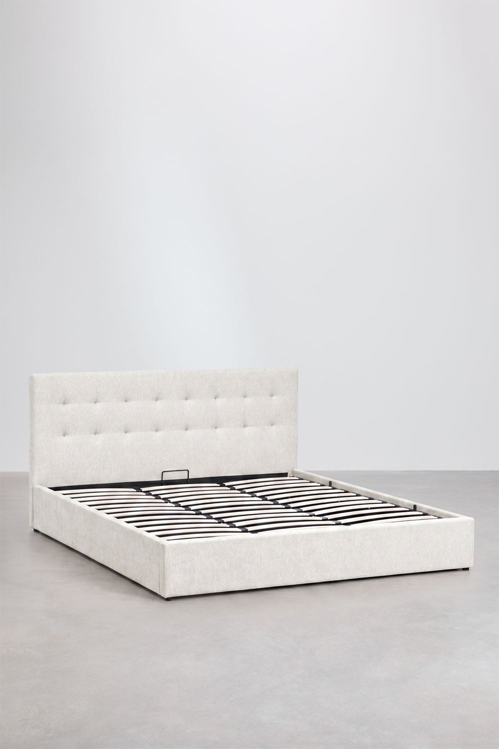 Cama con canapé abatible tapizada Abiel, imagen de galer&iacute;a 1