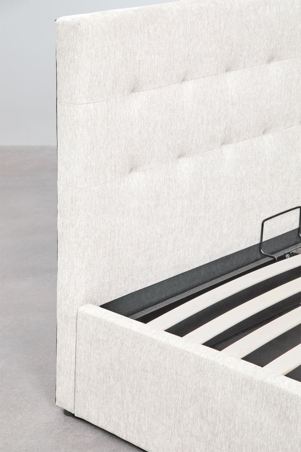 Cama con canapé abatible tapizada Abiel, imagen de galer&iacute;a 4