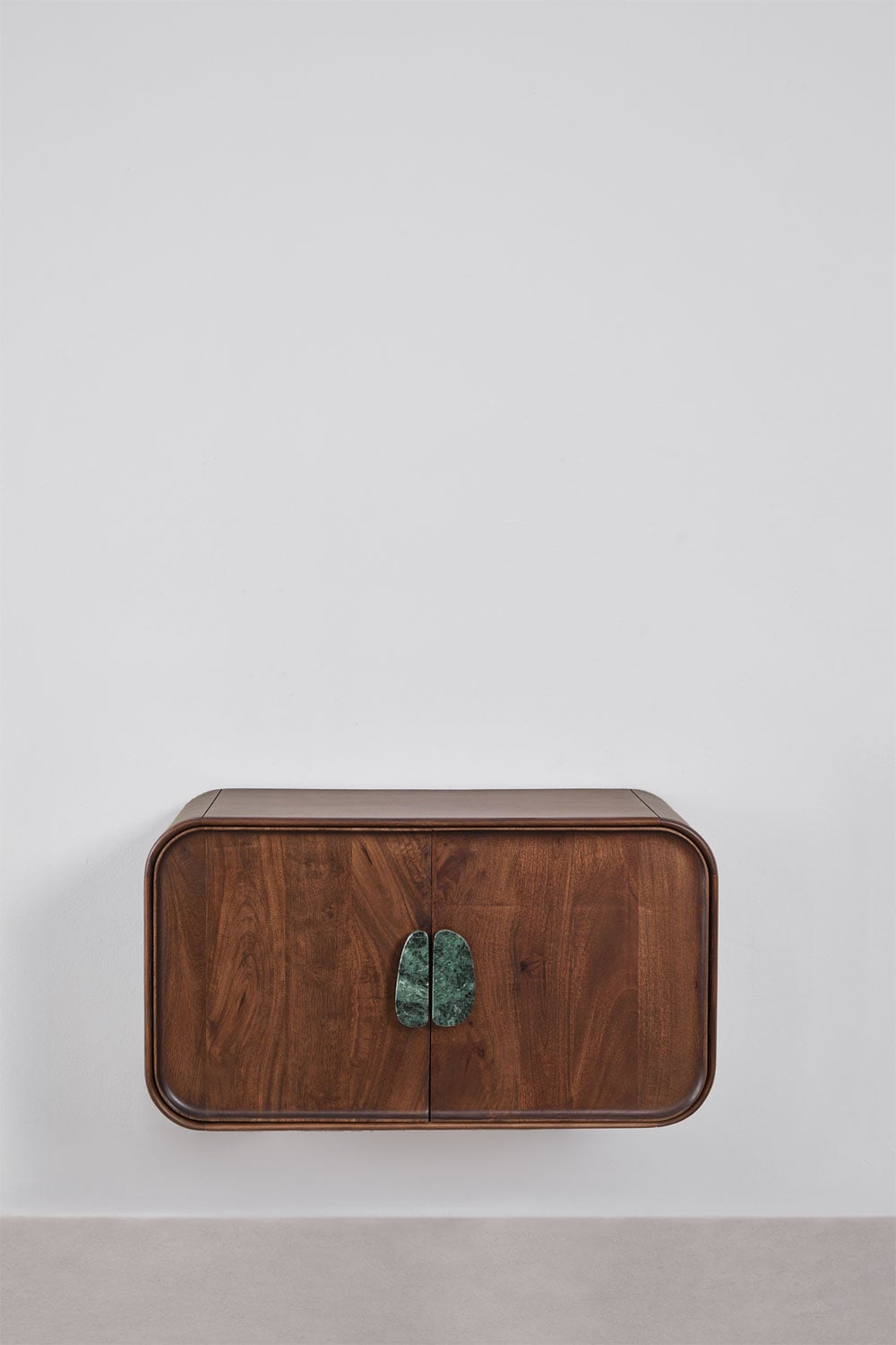 Conjunto de mueble de baño en madera de mango y piedra natural Kivalina, imagen de galer&iacute;a 3