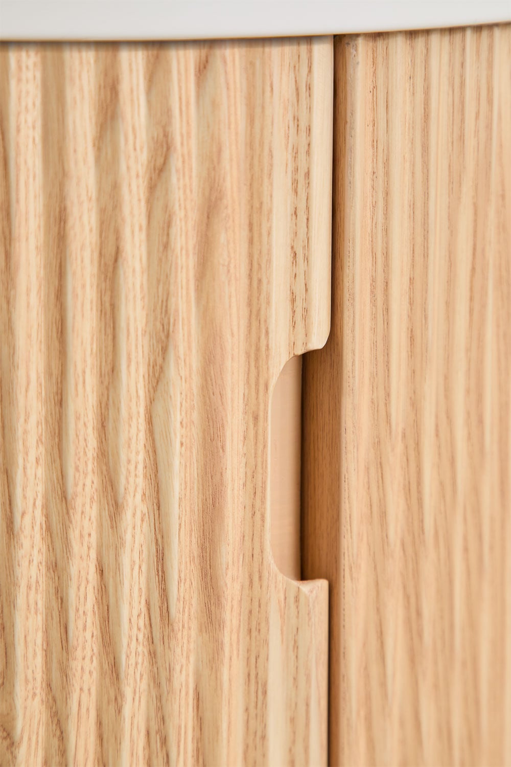 Conjunto de mueble de baño Ø40 cm en madera con lavabo integrado Freia, imagen de galer&iacute;a 7